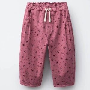 Zara Kids Floral Baggy Jeans